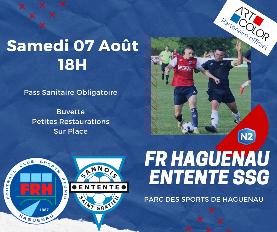 Football : FR Haguenau - Ent Sannois St Gratien (National 2)