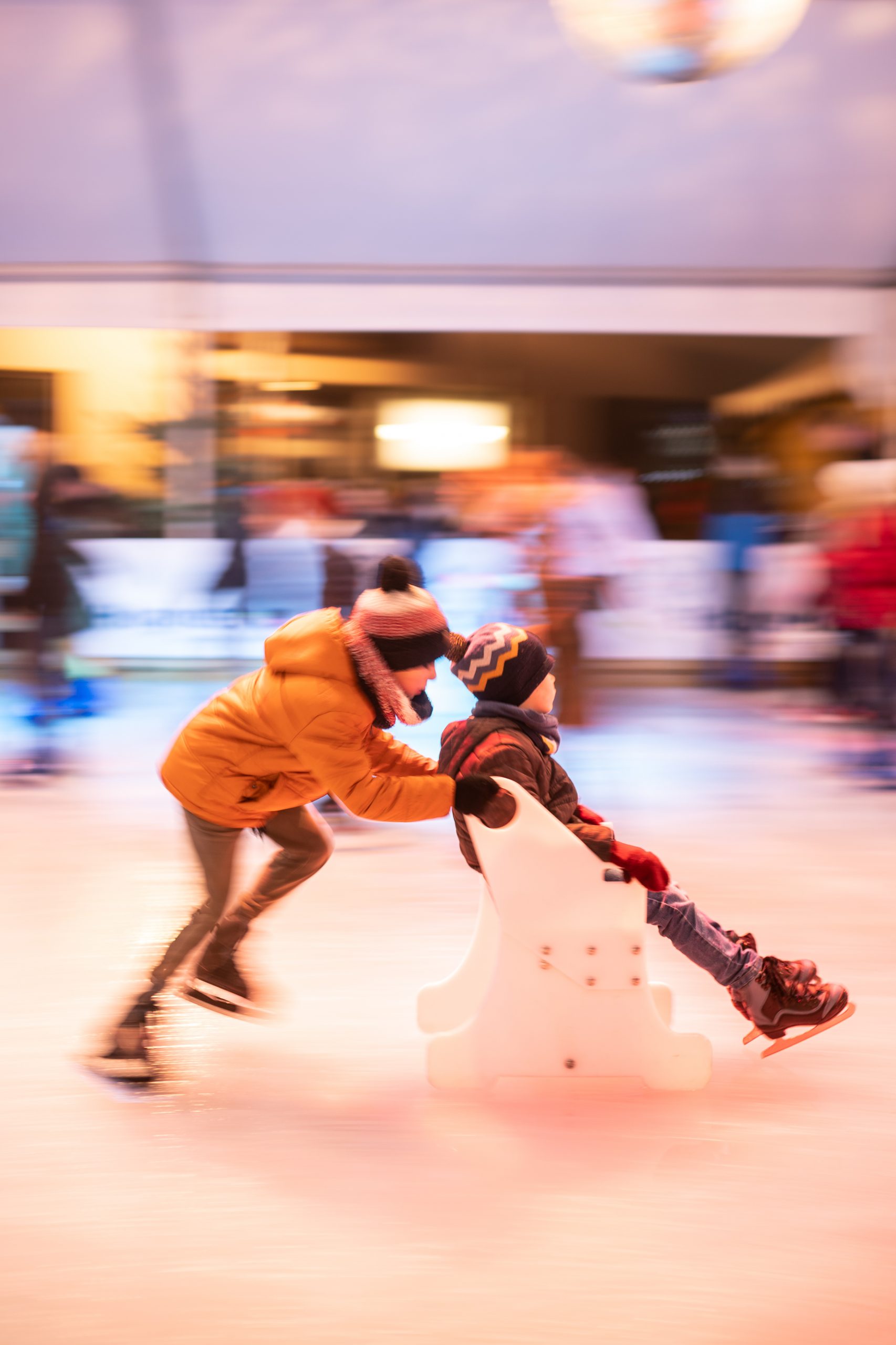 La patinoire de Noël