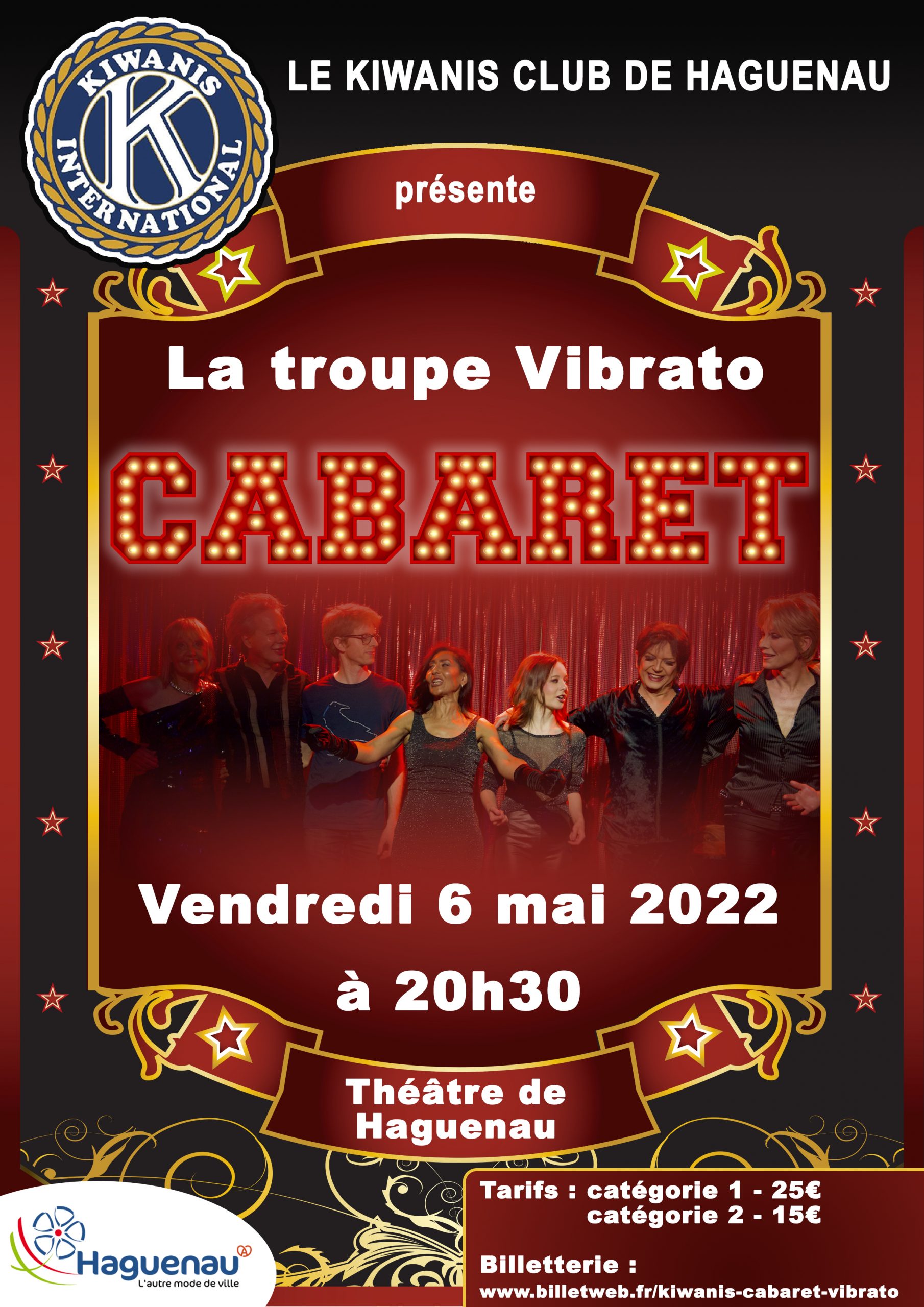 Spectacle Cabaret de la troupe Vibrato