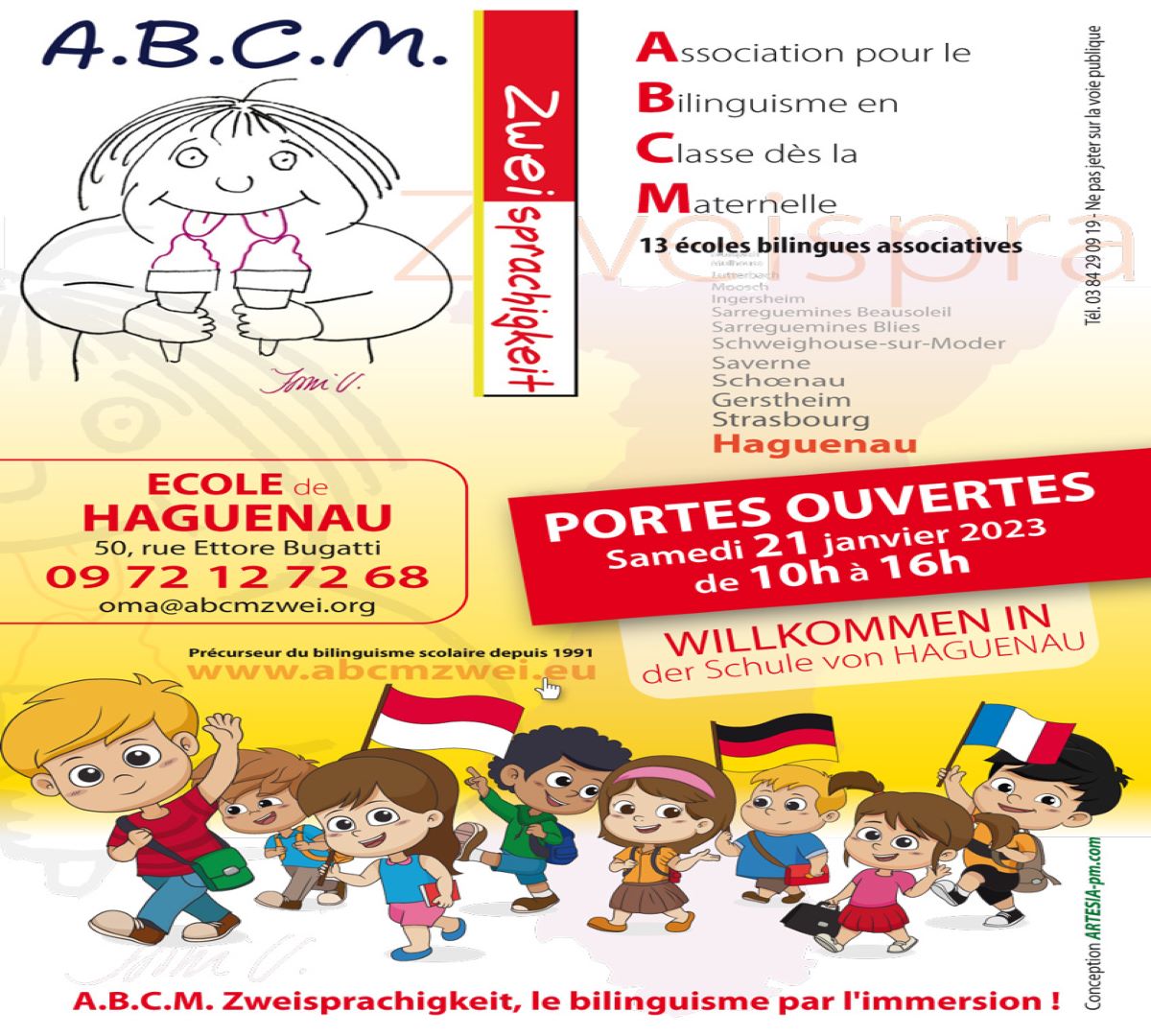 Portes ouvertes École ABCM Zweisprachigkeit