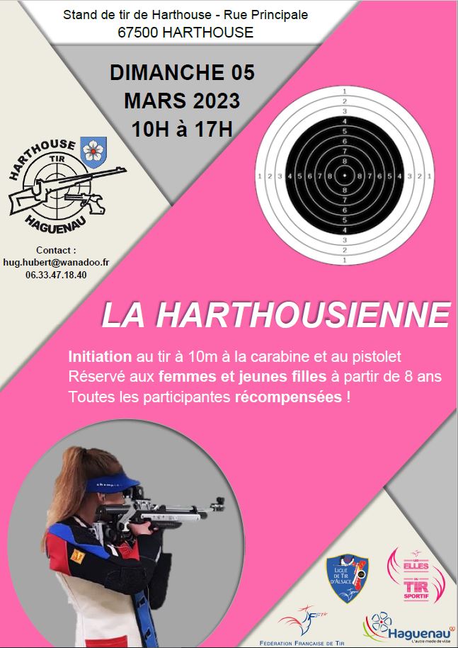 La Harthousienne : initiation au tir à la carabine et au pistolet réservée aux femmes et jeunes filles