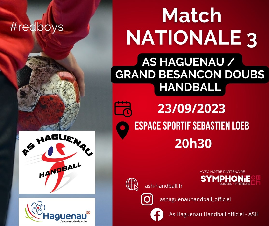 Handball - Match Nationale 3 HAGUENAU / GRAND BESANCON DOUBS