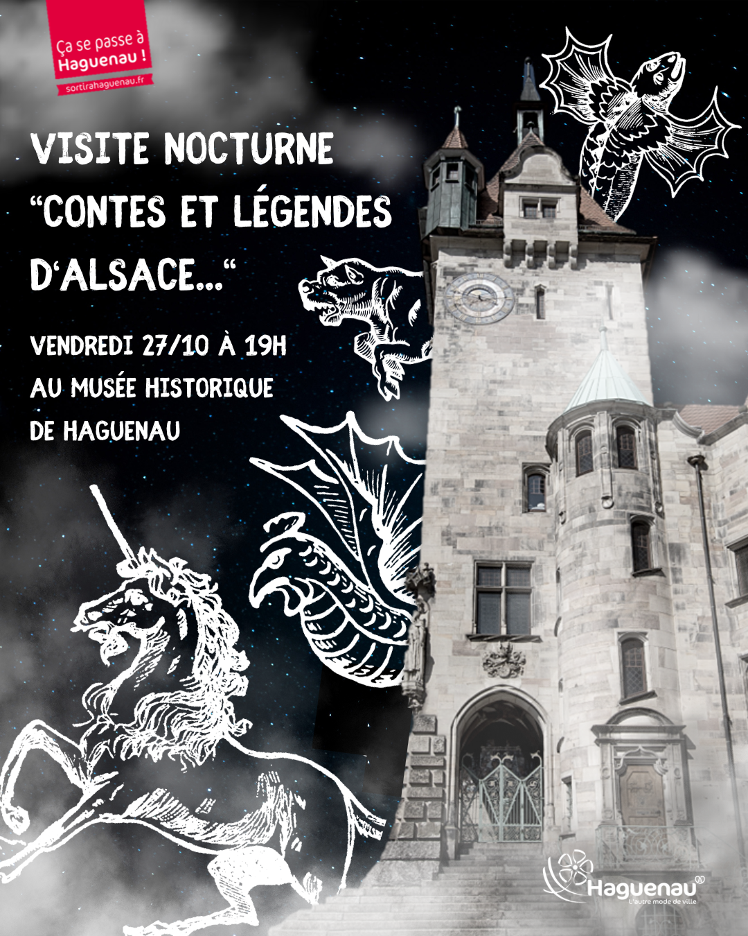 Visite guidée nocturne "Contes et légendes d'Alsace à travers le Musée Historique"