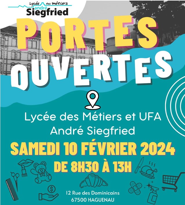 Portes Ouvertes du Lycée des Métiers André Siegfried
