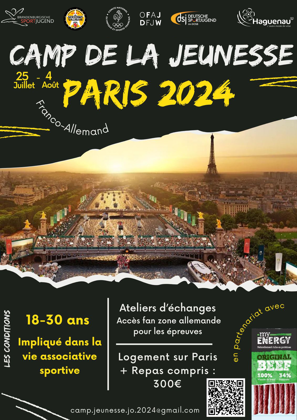 Camp de la jeunesse Paris 2024