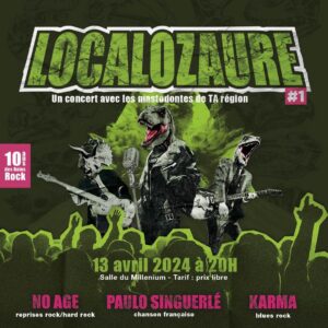 CONCERT : Localozaure #1 - Karma + Paulo Singuerlé + No Age